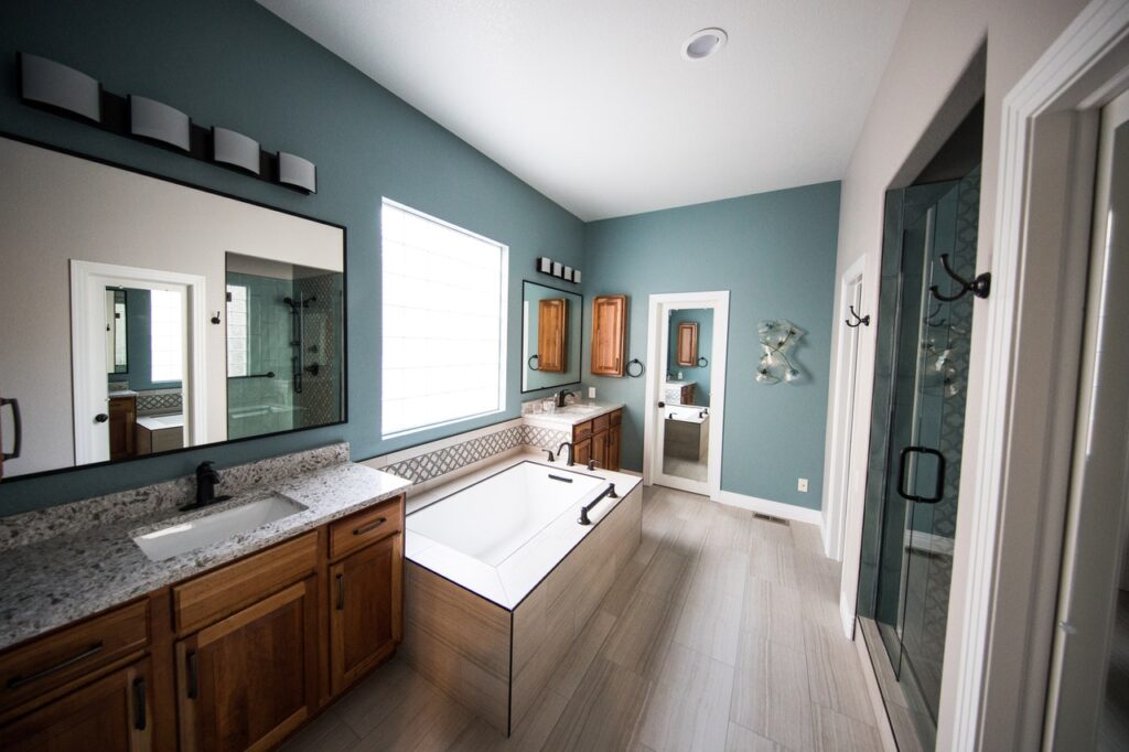 affordable bathroom updates flooring