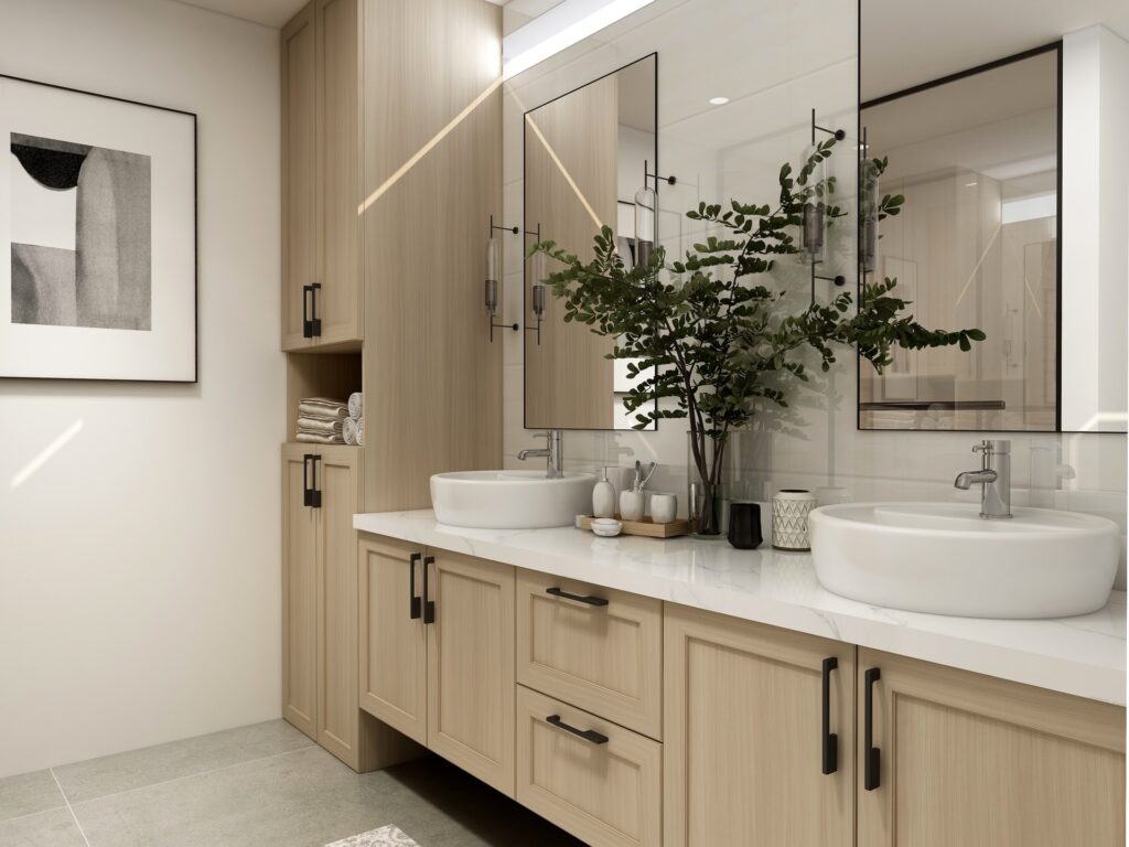 add bathroom storage