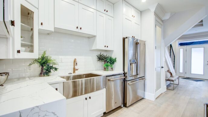remodel white kitchen design