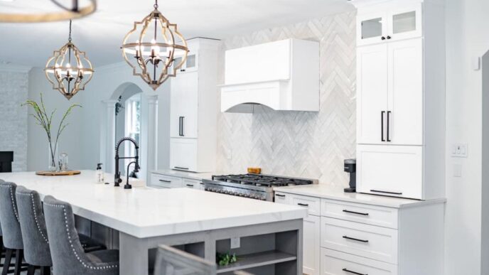 kitchen accent wall
